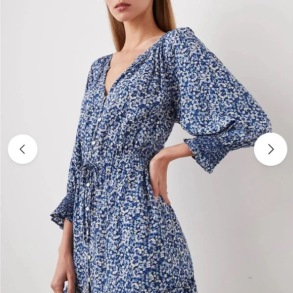 Rails Eliza Dress, Ice chrysanthemum,xs - Picture 5 of 7